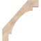 Ekena Millwork 3 1/2"W x 32"D x 36"H Merced Smooth Knee Brace, Douglas Fir BRC04X32X36MRC00SDF - alternate 3
